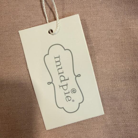 Mud Pie Nicolette Dress Blush Pink Tiered Sleeveless L NWT - Picture 6 of 10